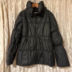 Calvin Klein Jeans Black Quilted Puffer Coat Jacket